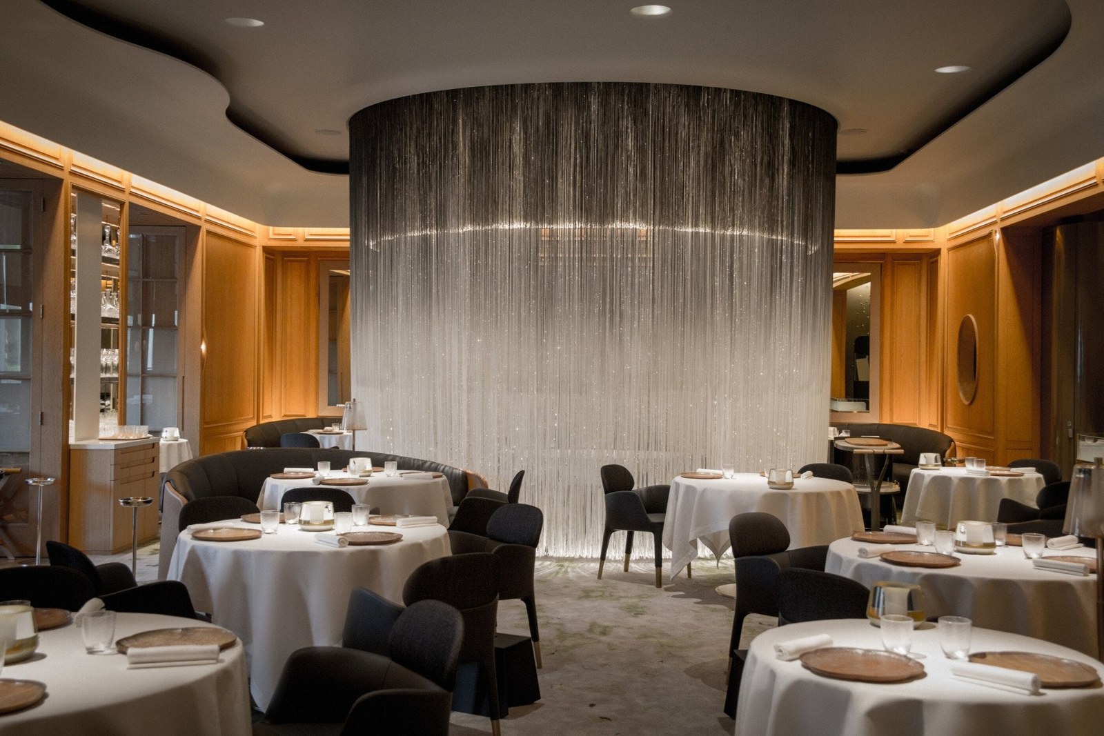 Alain Ducasse at The Dorchester dining room at The Dorchester