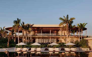 Casa Grande and pools at Amanvari, Mexico